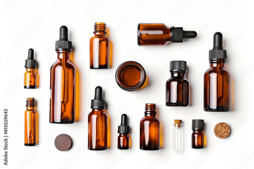 Various medicine bottles isolated on white background Various medicine bottles isolated on white background