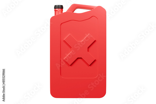 3d Gasoline fuel canister icon isolated on orange background. Dynamics of world oil prices. Trading on stock exchange investment oil profit. 3d Minimal Jerrycan gasoline canister icon. 3d render. photo