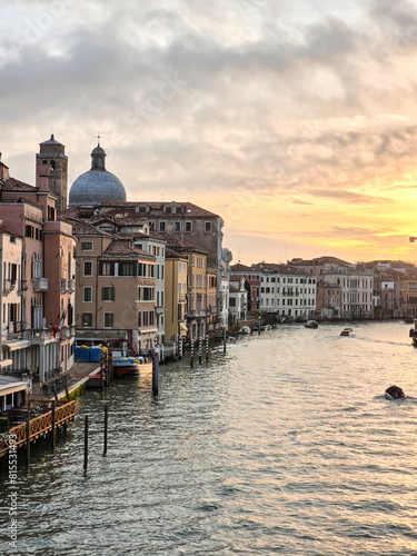 Gran Canal Venice, during sunrise