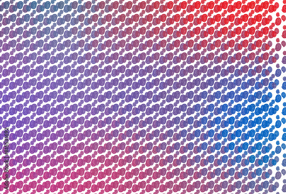 Light Blue, Red vector template with liquid shapes. Light Blue, Red vector template with liquid shapes.