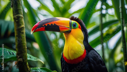 Toucan bird in Amazonia, Brazil