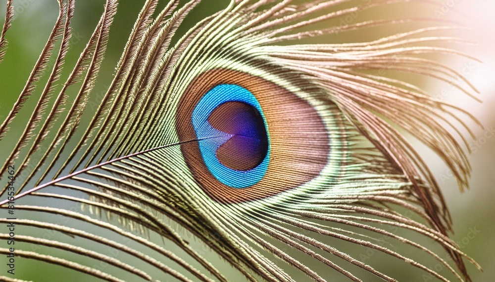 Fototapeta premium peacock feather closeup peacock, feather, bird, beauty, eye, feathers, nature, animal, colorful, blue