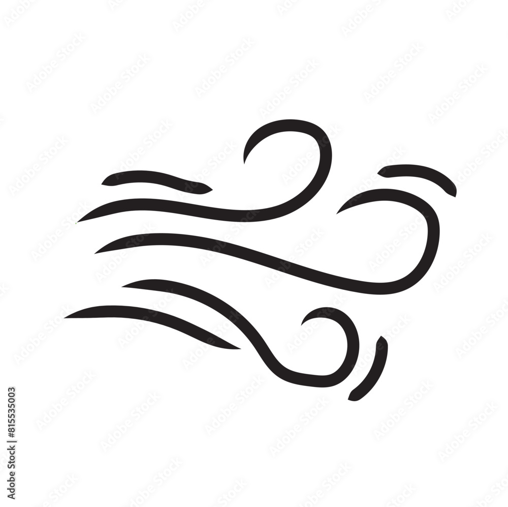 Hand drawn style vector doodle wind illustration, isolated white background Hand drawn style vector doodle wind illustration, isolated white background