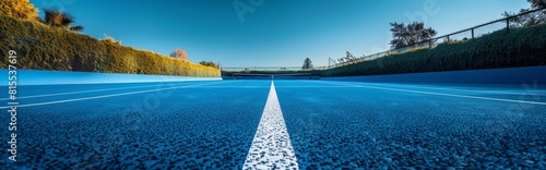 Minimalist tennis court background  blue sports field with white lines Minimalist Tennis Court Background  Blue Sports Field with White Lines  4K High Resolution