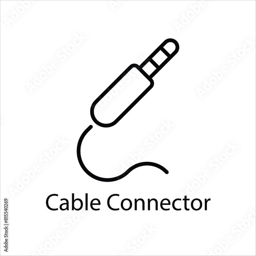 Cable Connector Vector icon