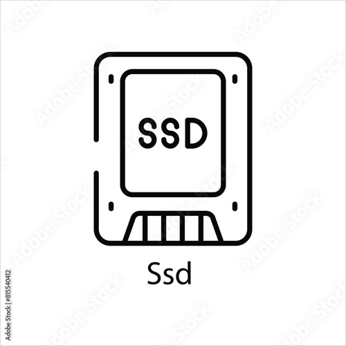 Ssd Vector icon