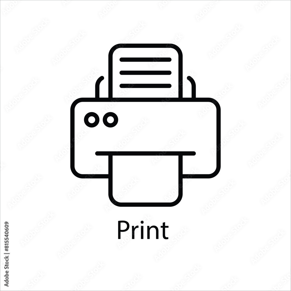 Print Vector icon Print Vector icon