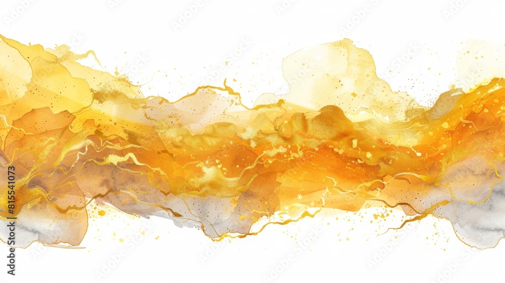 Abstract yellow watercolor paint background Abstract yellow watercolor paint background