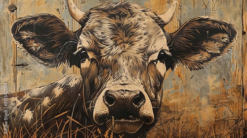 Utilize earth tones to depict farm animals up close at eye level, accentuating their peaceful presence Embrace minimalism to convey their essence with subtle sophistication
