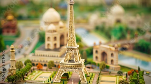 Exquisite Miniature Eiffel Tower Replica for Collectors © Newaystock