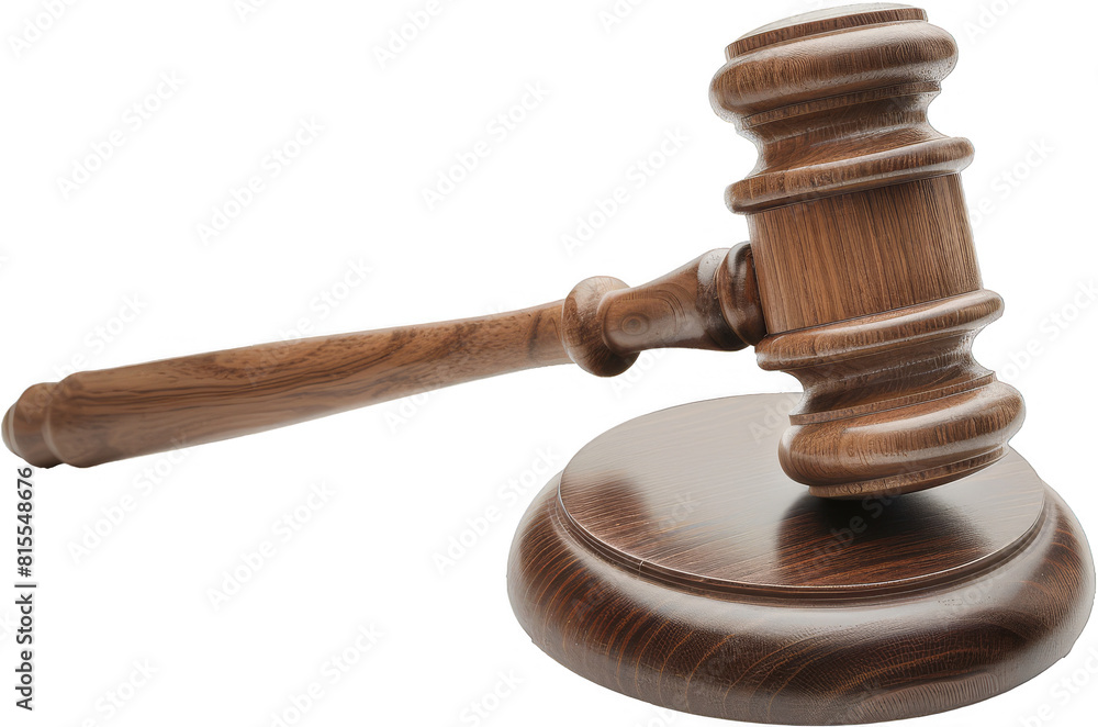 Judge's Gavel Isolated on White Background Judge's Gavel Isolated on White Background