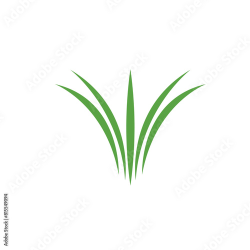 Grass logo vector template element and symbol