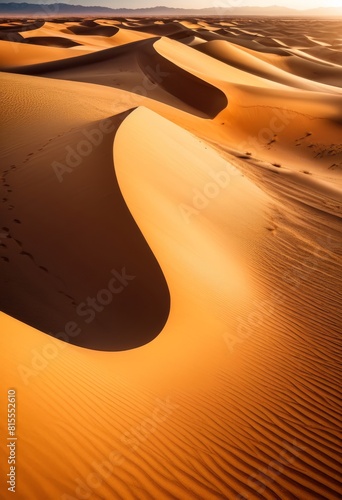 illustration  captivating desert sand dunes landscape  arid  barren  wilderness  sandy  horizon  dry  terrain  nature  scenic  vast  remote  picturesque  desolate  field