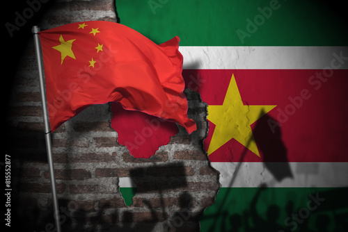 Relations between suriname and china photo