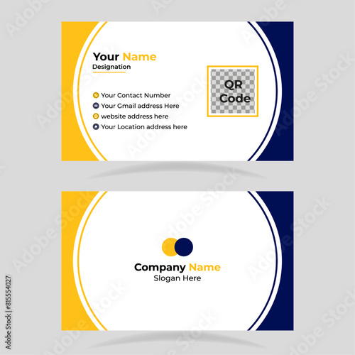 modern business card design template 