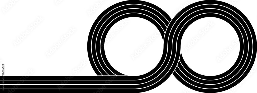Modern Line Design Element Vector Modern Line Design Element Vector