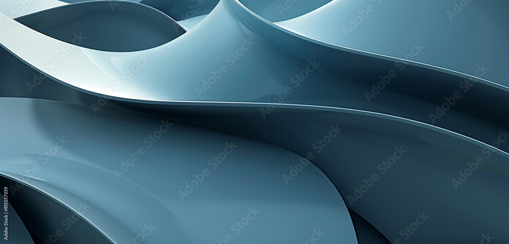 Modern abstract cool-toned cyan, grey 3D shapes create sleek backdrop. Modern abstract cool-toned cyan, grey 3D shapes create sleek backdrop.