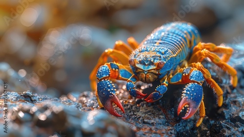 Scorpion on Rock Generative AI