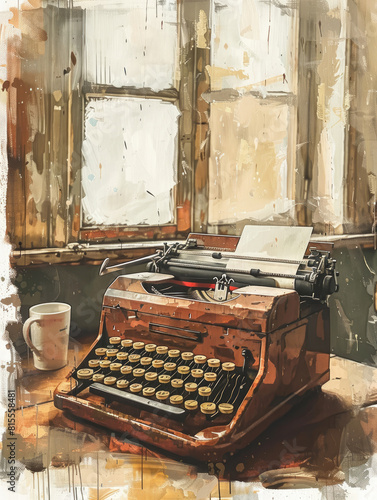 Musings of a Typewriter.A Window Into the Past © Boyan Dimitrov