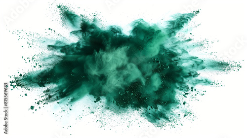 Explosion de couleur verte  photo
