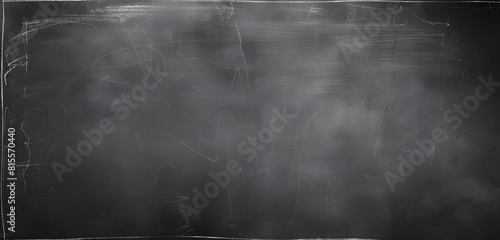 blackboard with chalk