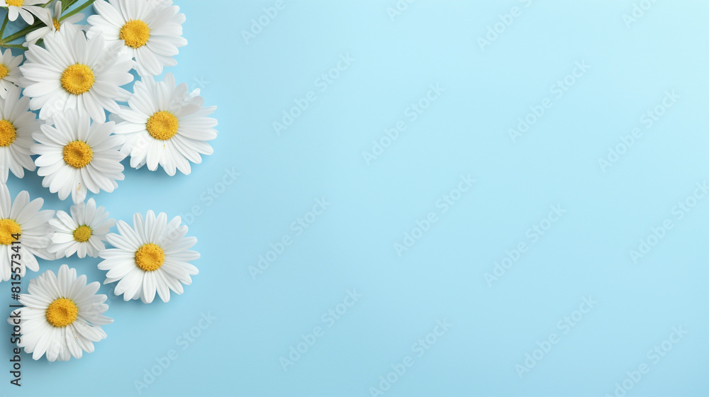 frame with flowers flowers on blue background wallpaper frame with flowers flowers on blue background wallpaper