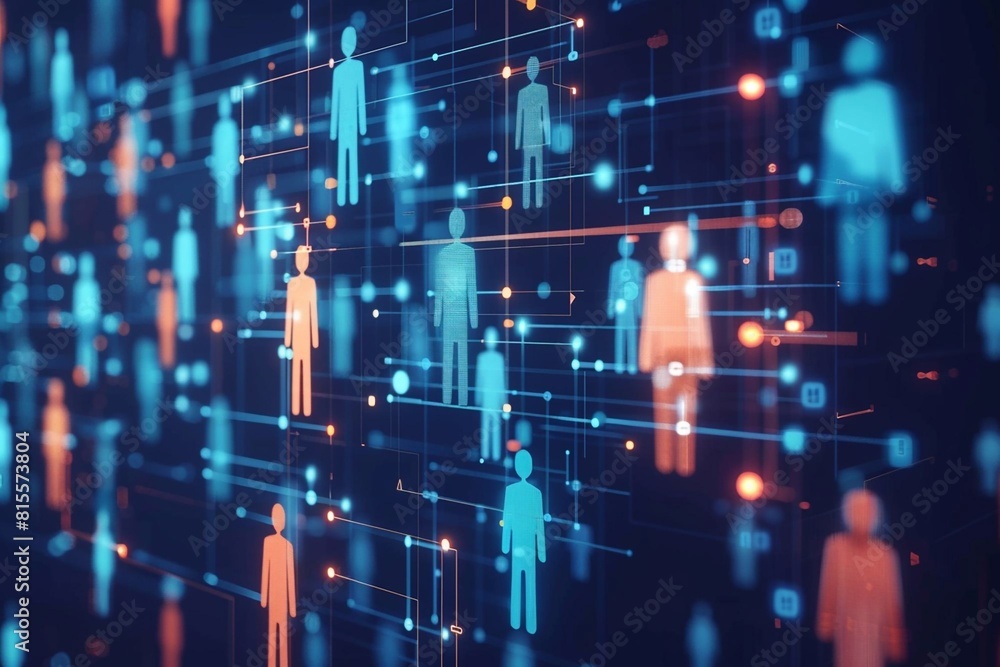 Modern hiring interface, Networking and recruiting for future workforce. Modern hiring interface, Networking and recruiting for future workforce.