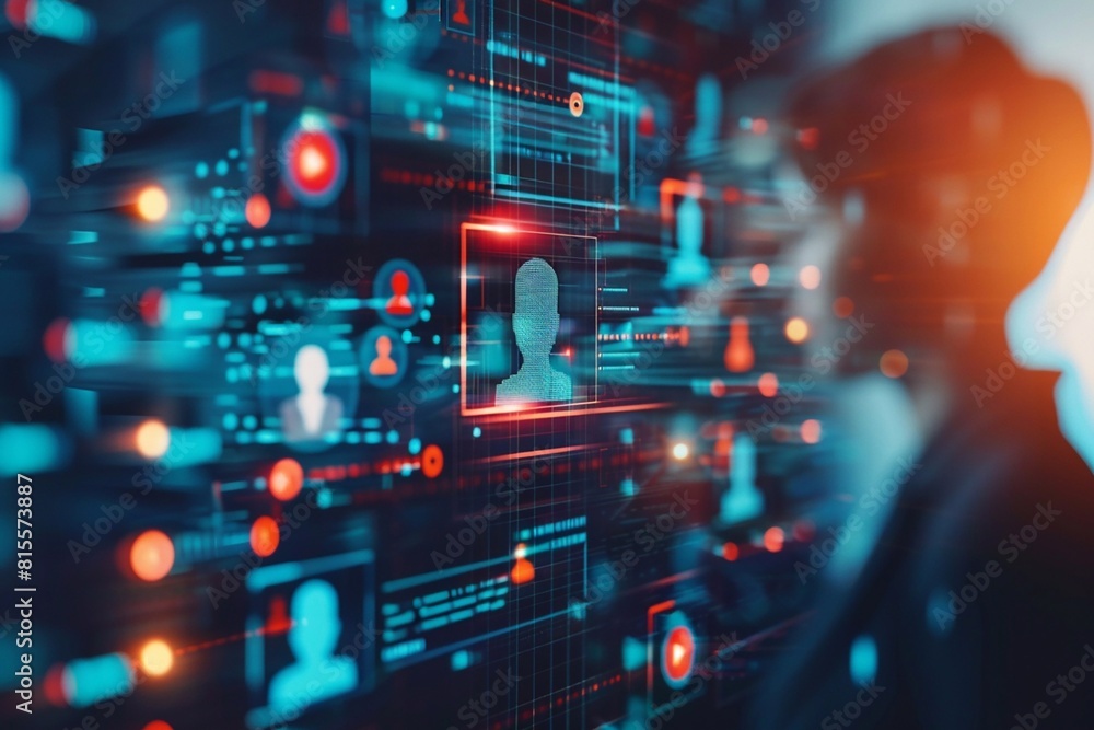 Modern hiring interface, Networking and recruiting for future workforce. Modern hiring interface, Networking and recruiting for future workforce.