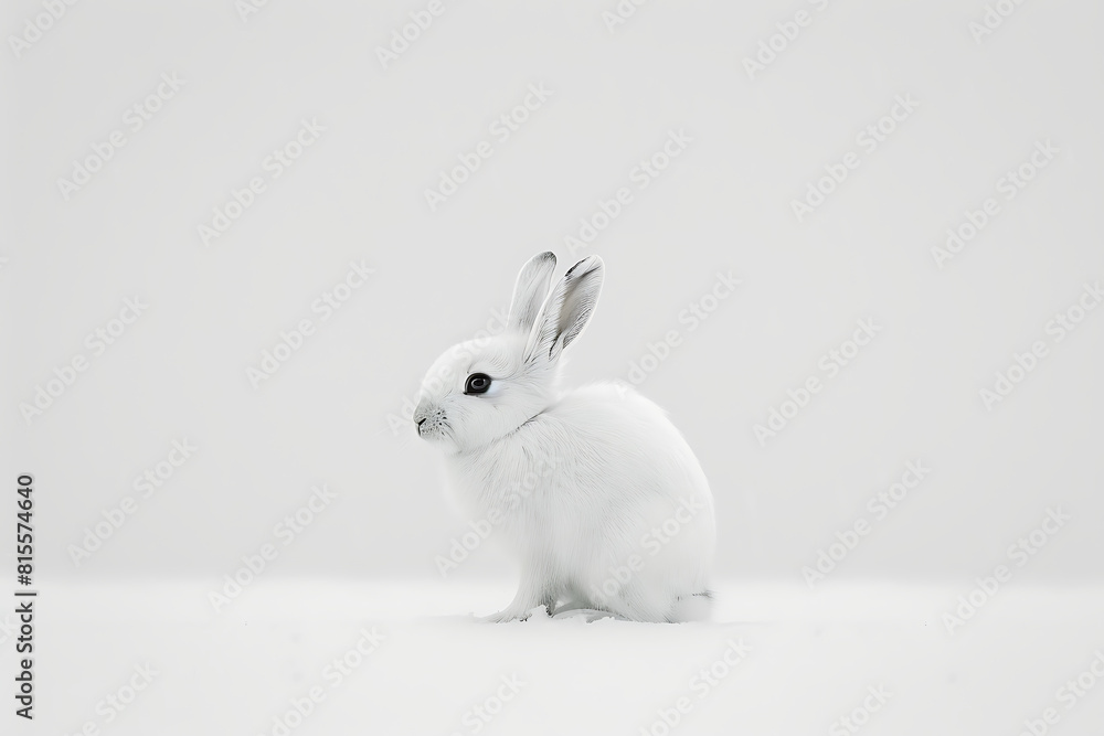 Obraz premium white rabbit