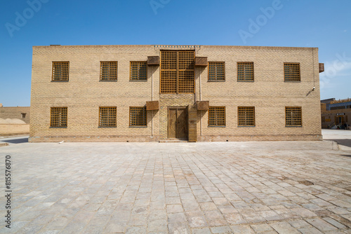 Old house in Itchan Kala, the walled inner town of the city of Khiva photo