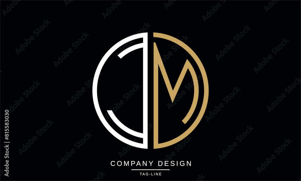 JM, MJ Abstract Letters Logo Monogram Design Font Icon Vector Initials JM, MJ Abstract Letters Logo Monogram Design Font Icon Vector Initials