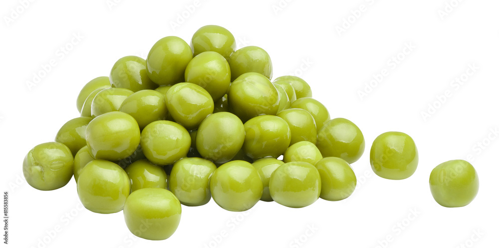 Delicious green peas cut out Delicious green peas cut out