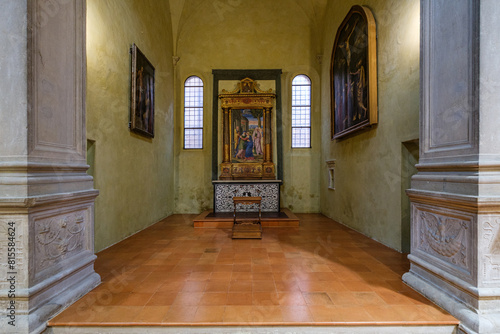 Ferrara, interno chiesa San Cristoforo alla Certosa