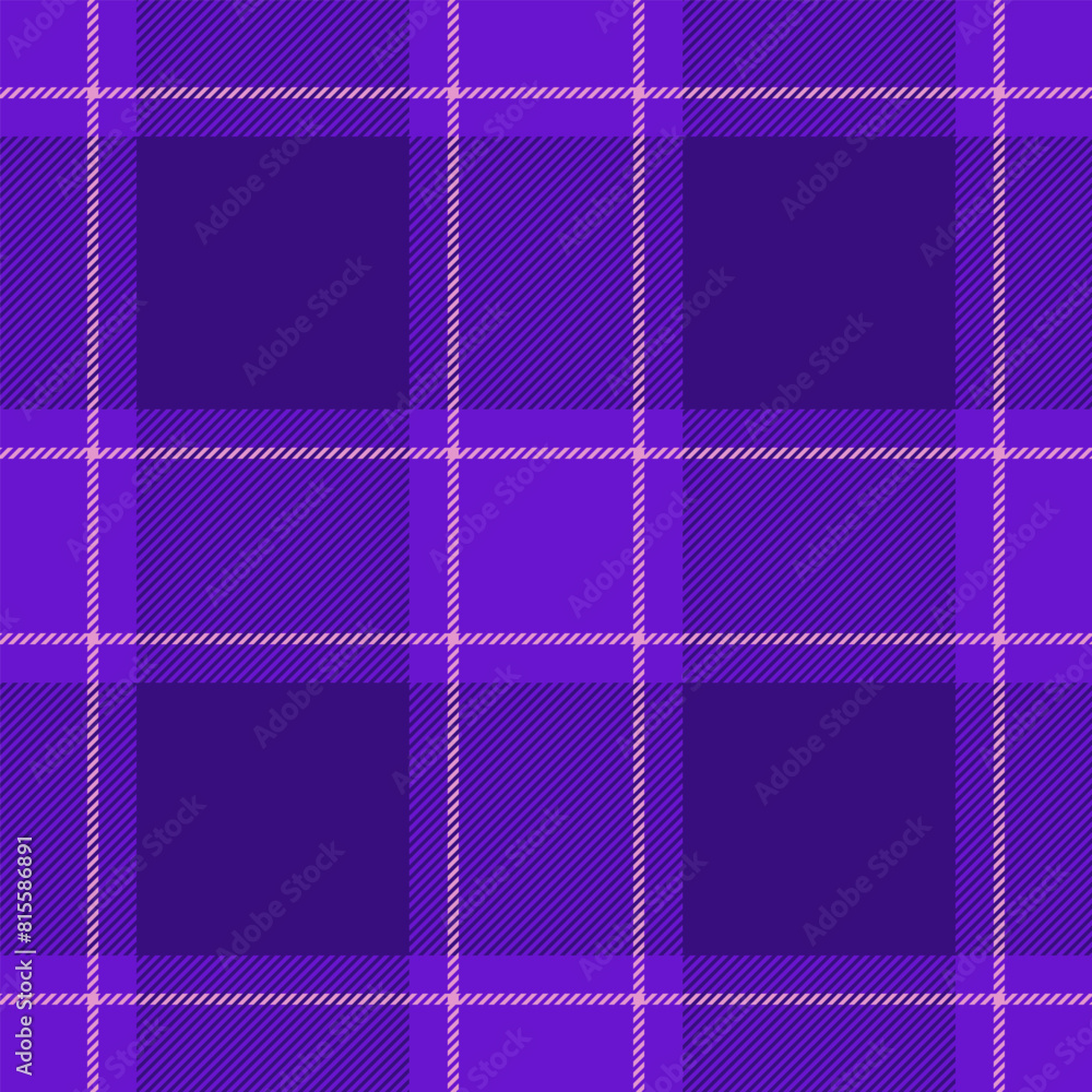 Fototapeta premium Texture check vector of plaid pattern textile with a tartan fabric background seamless.