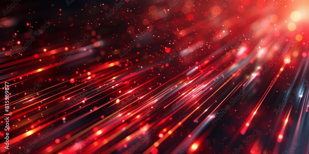 Red and black abstract line modern tech futuristic glow banner illustration Red and black abstract line modern tech futuristic glow banner illustration