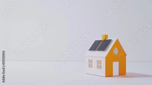 Wallpaper Mural House with solar panels Torontodigital.ca