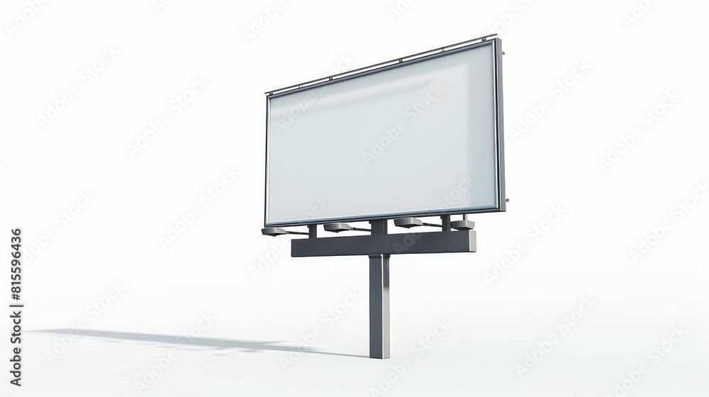 Fototapeta premium blank billboard (empty advertisement) Empty mockup template