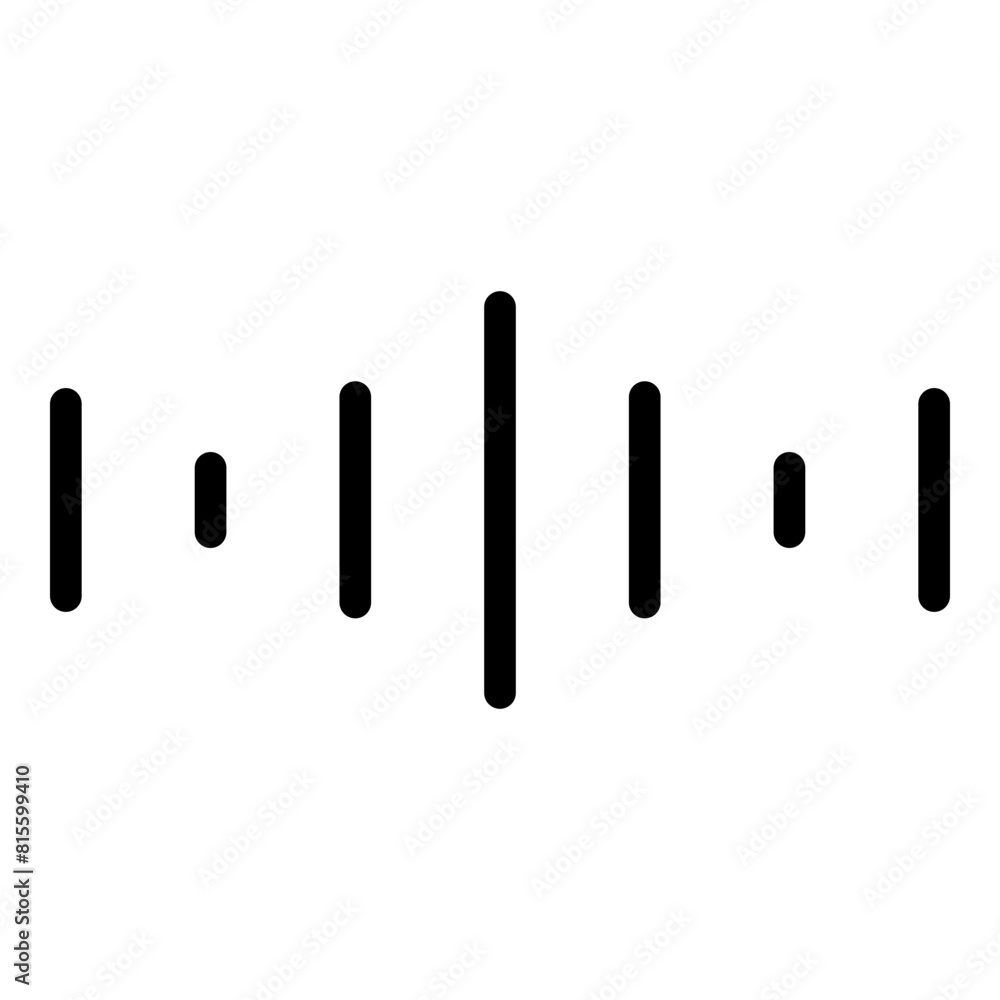 Frequency Glyph Icon Design Frequency Glyph Icon Design