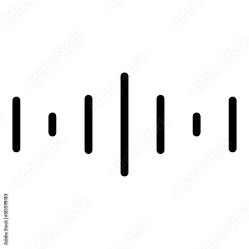 Frequency Glyph Icon Design