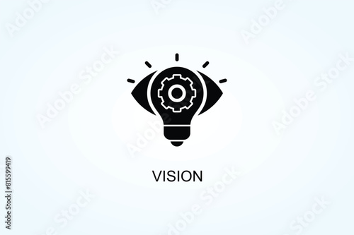 Vision Vector  Or Logo Sign Symbol Illustration