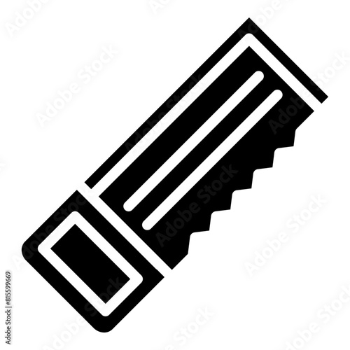 Hacksaw Glyph Icon Design