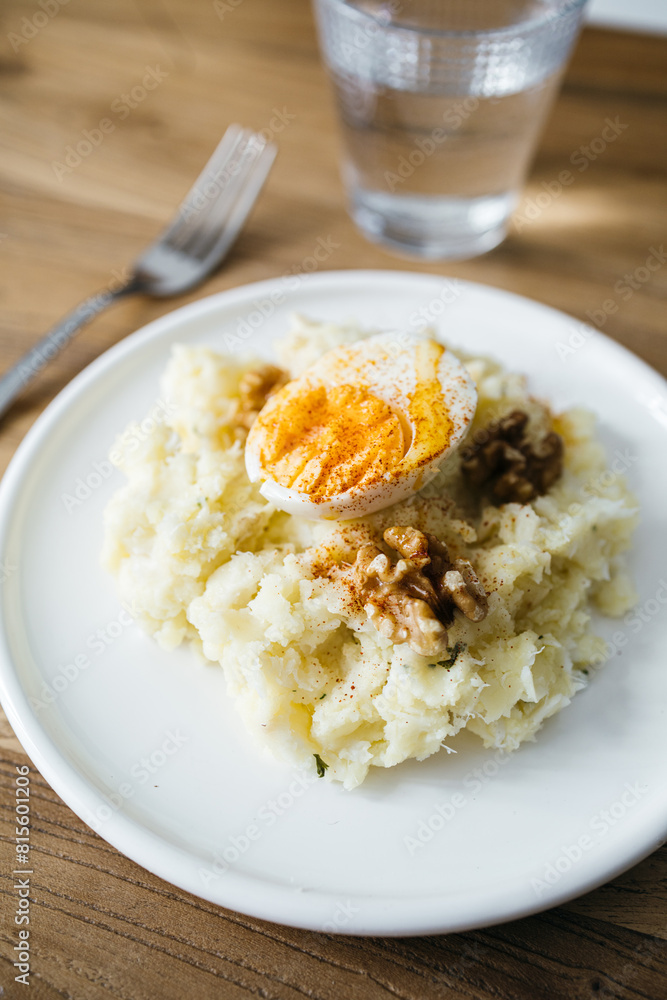The Atascaburras o brandada is a dish typical of Spanish cuisine made with cod, potatoes, garlic, and eggs The Atascaburras o brandada is a dish typical of Spanish cuisine made with cod, potatoes, garlic, and eggs