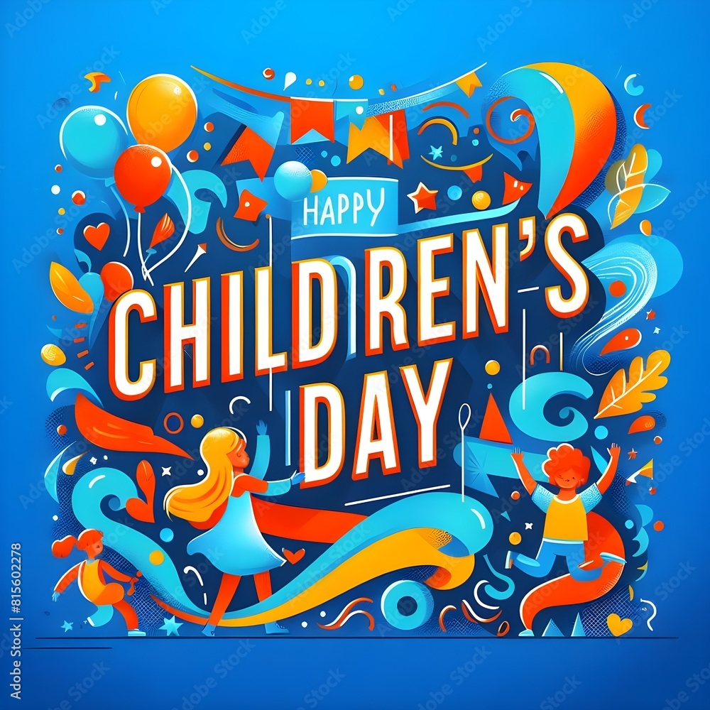 Fototapeta premium Children day