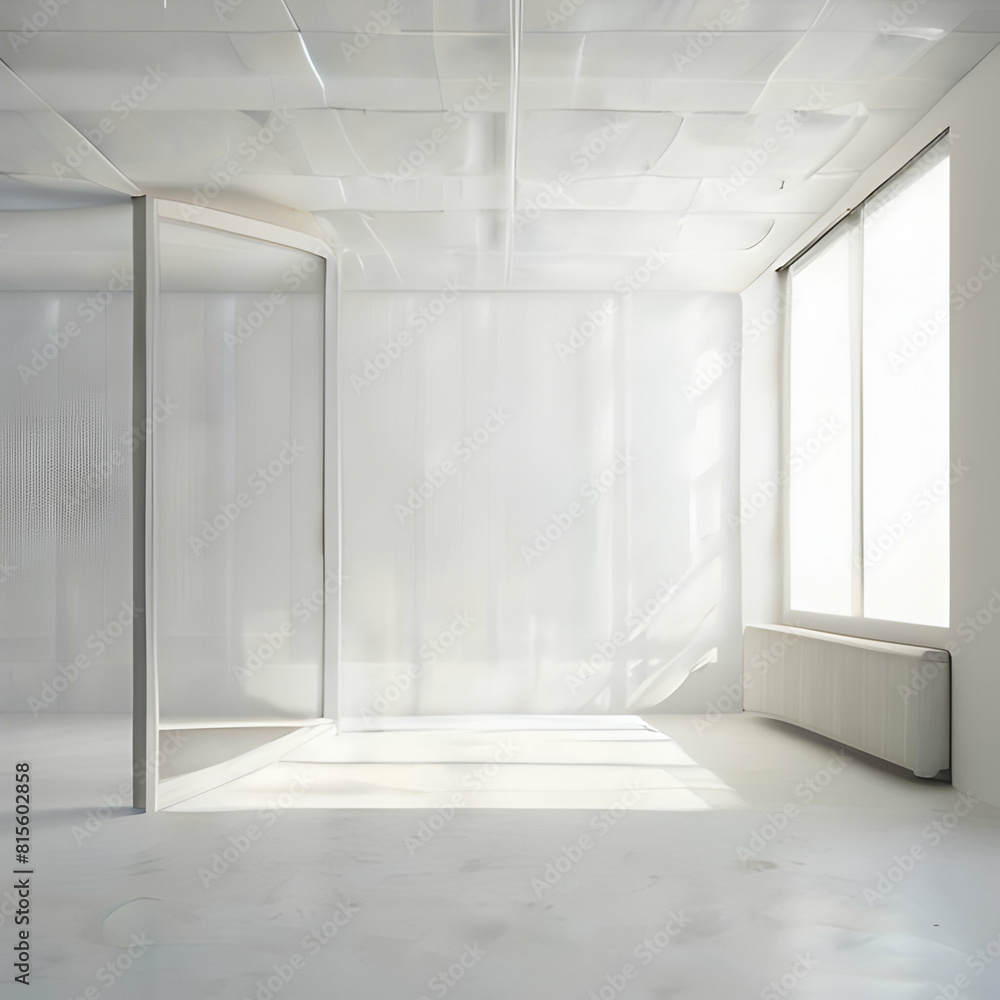 White empty canvas on an empty room for graphic design White empty canvas on an empty room for graphic design