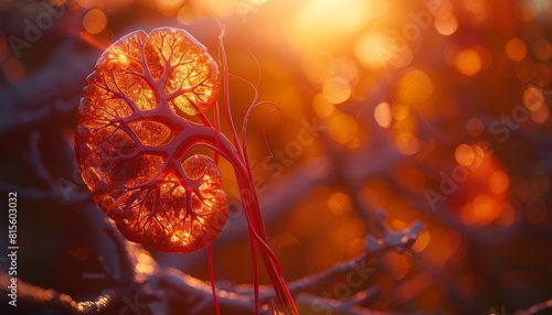 Renal arteries kidneys, Demonstrate the risk of kidney failure