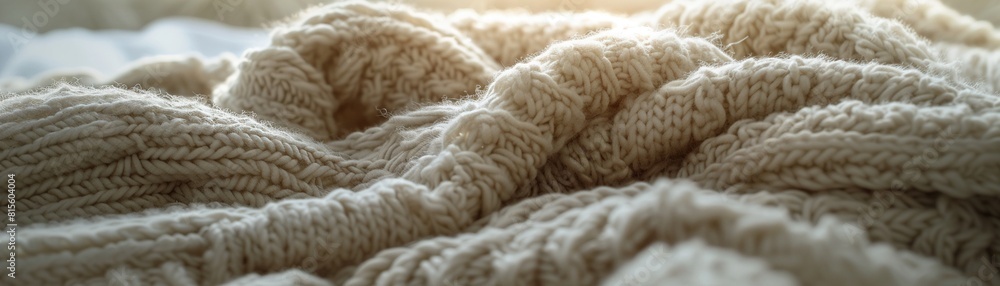 Create a visually striking image showcasing a high-angle view of a cozy blanket enveloping the viewer, conveying warmth and comfort like a loved ones embrace Use soft Create a visually striking image showcasing a high-angle view of a cozy blanket enveloping the viewer, conveying warmth and comfort like a loved ones embrace Use soft