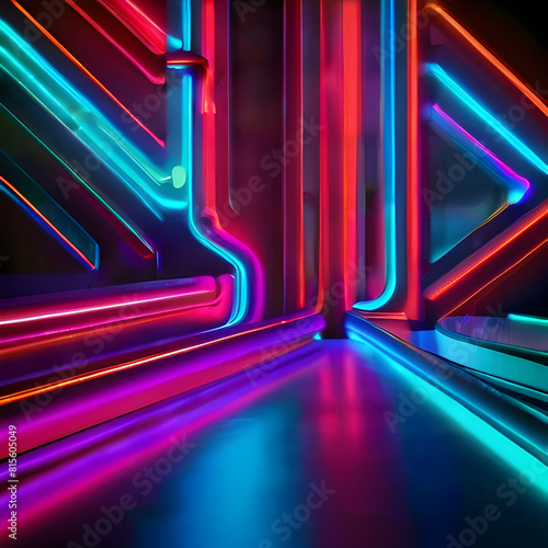 Neon fluor background movement to use as a backdrop background wallpaper or graphic resource