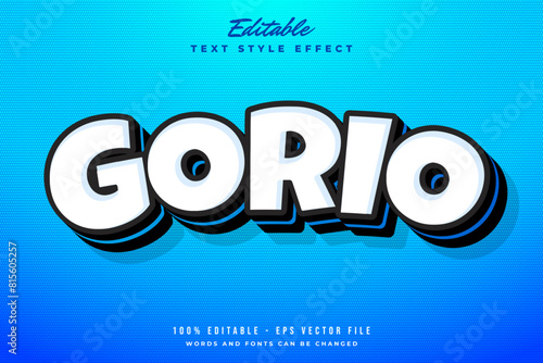 text effect gorio