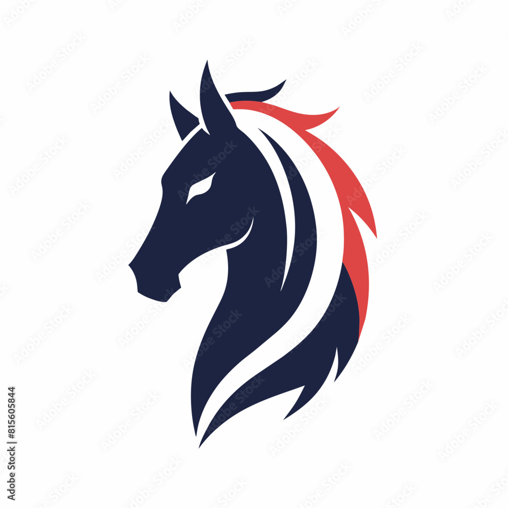 horse's head logo design vector art silhouette illustration horse's head logo design vector art silhouette illustration