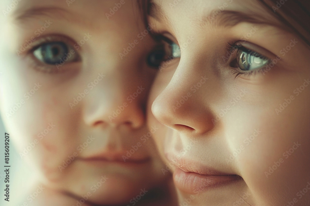 Happy mother's day celebration conceptual picture with mother and her child made by Generative AI technology Happy mother's day celebration conceptual picture with mother and her child made by Generative AI technology